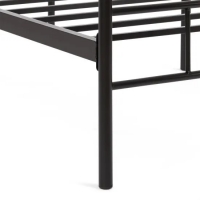 Кровать ROWENTA (mod. 9177) металл 90*200 (Single bed) Black (чёрный) - Изображение 2